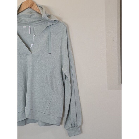 Travis Mathew OCEANA CLOUD Hoodie Sweatshirt Heather Desert Sage Size Small - Picture 2 of 11